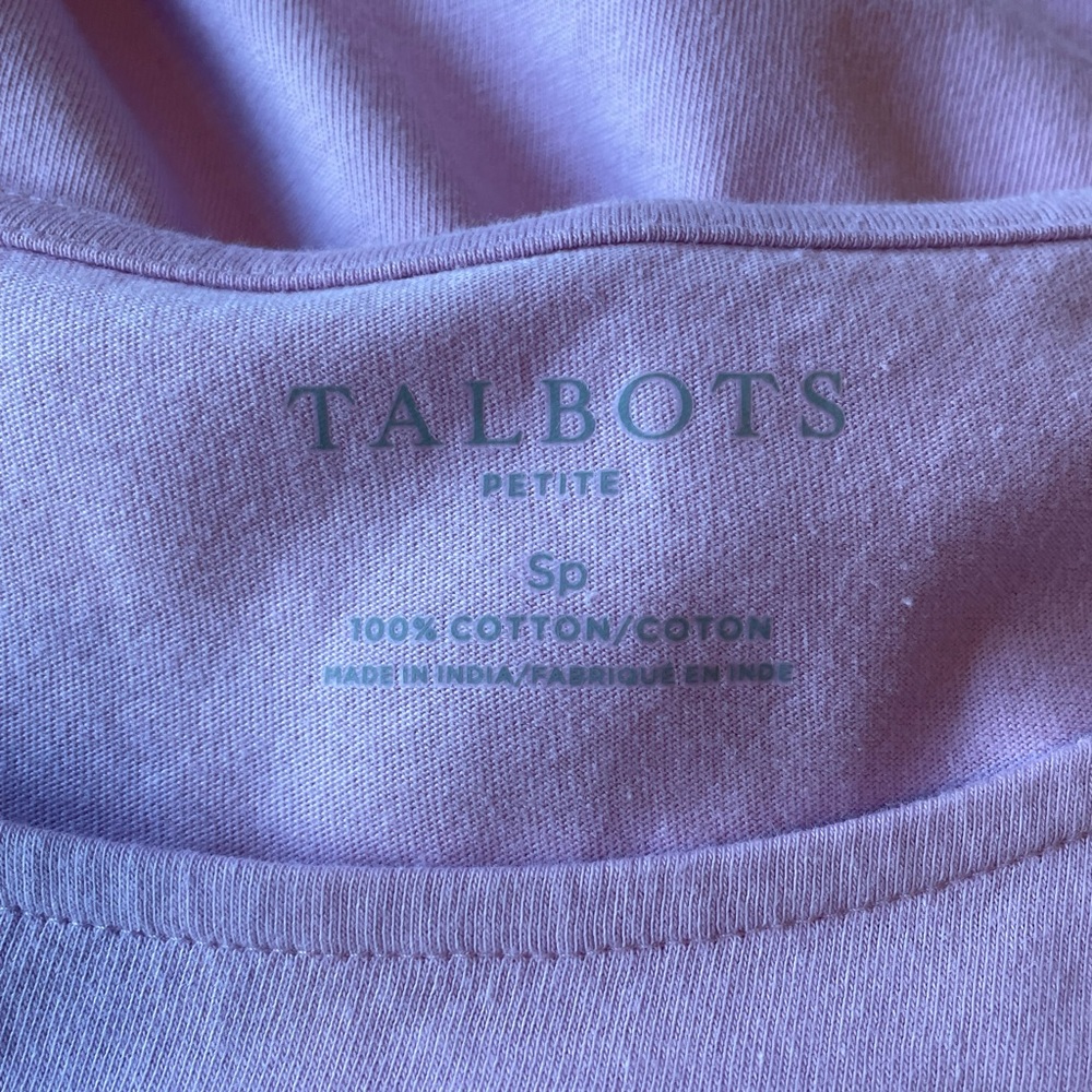 🌟HP🌟 NWT Talbots Lace Sleeve Top - Picture 6 of 6